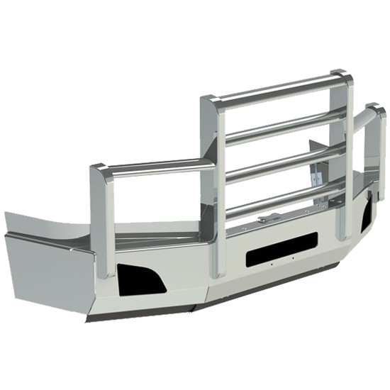 Herd Aluminum AeroPlus Grille Guard W/ Slam Latch & Lift Assist For Volvo VNL GEN III & VNR