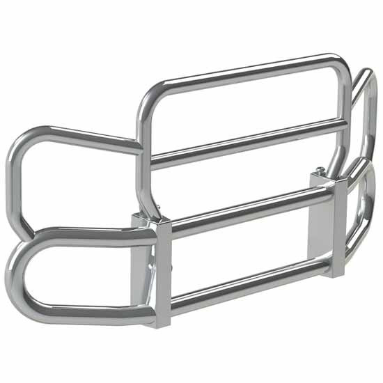 Herd Polished Finish GG-300 Series 2 Post Grille Guard For Volvo VNL Gen II, III & VNR