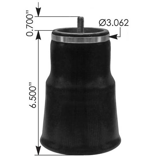 Cab Air Spring Replaces 20462624, 20463622, 21165209 & 8078390 For Volvo VNL Gen I