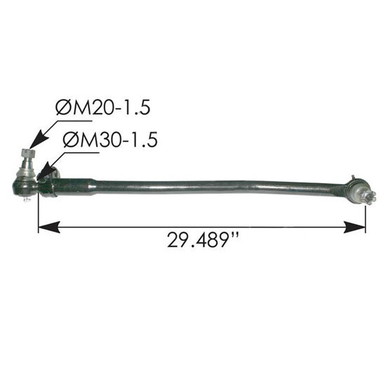 Drag Link 33 Inch C To C Replaces 85128559 For Volvo VNL Gen II