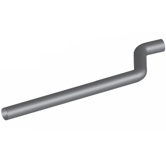 BESTfit 5 Inch Aluminized Multi-Bend Intermediate Exhaust Pipe For Volvo VNL With Single Exhaust