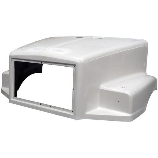 Jones Performance Fiberglass Hood W/ 56.6 Inch Centerline & Fenders For Volvo WG Replaces 3179278, 3179280, 3179282
