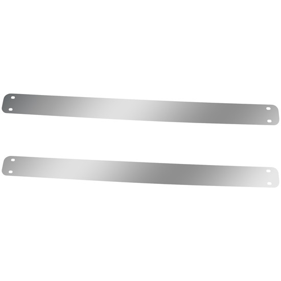 Stainless Steel Grab Handle Accent For Side Of Cab Behind Doors For Western Star 5700XE Sleeper Cabs - Pair