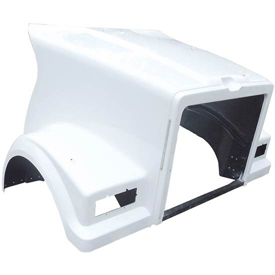 Jones Performance Fiberglass Hood W/ 64.5 Centerline & Fenders For Western Star 4900SF, 4900FA, 4900FX 123 BBC Replaces A17-17618-000, A17-19558-000
