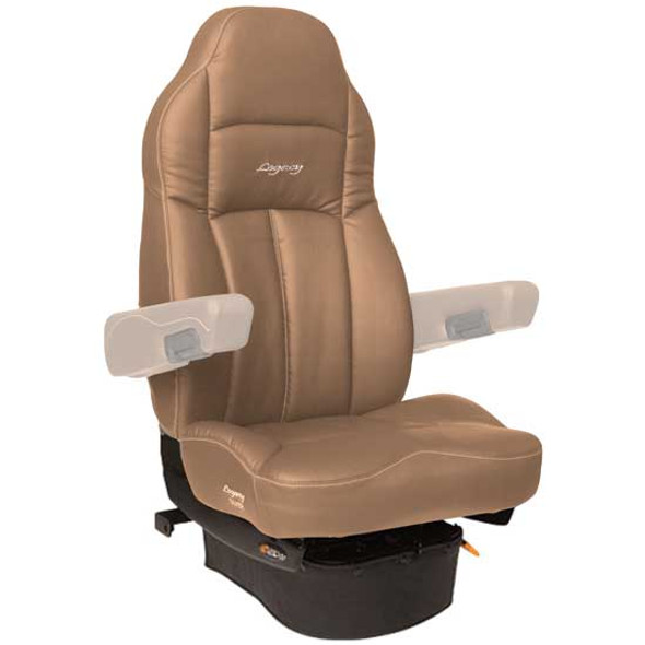 Seats Inc. Legacy Lo Seat W/ High Back, Low Base - DuraLeather Brown Seats Inc. Legacy Lo Seat W/ High Back, Low Base - DuraLeather Brown