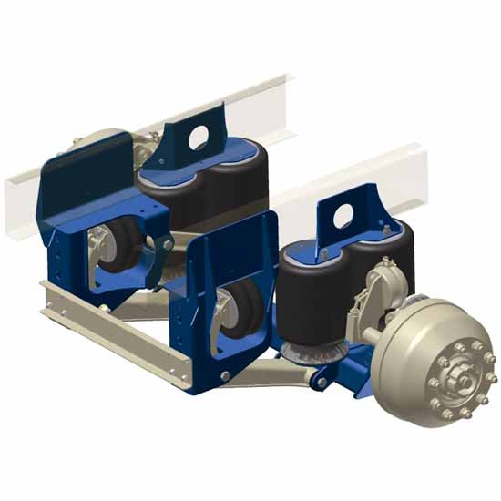 Ridewell RSS-233 Steerable Lift Axle With 20,000 Pound Capacity
