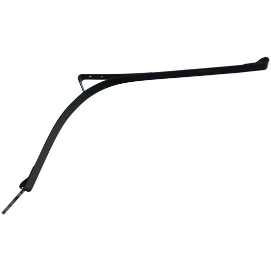 BESTfit 1.875 Inch Black Steel Fuel Tank Strap With Bracket For Upper Step For 19 inch Tall 63 Gallon D Shape Fuel Tank
