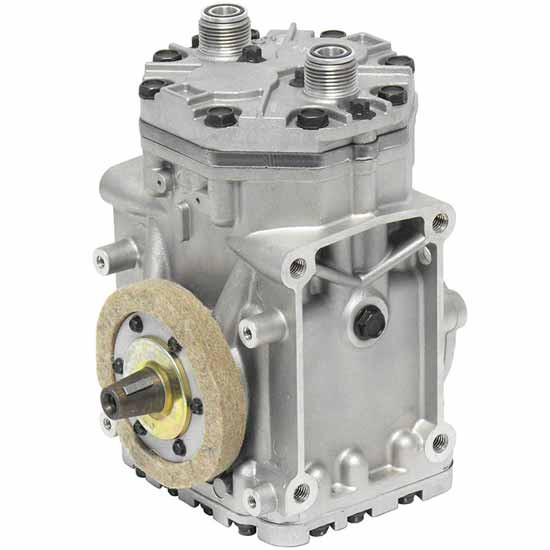 BESTfit QCC Style ET210L AC Compressor With Keyed Shaft, Driver Side Suction Port