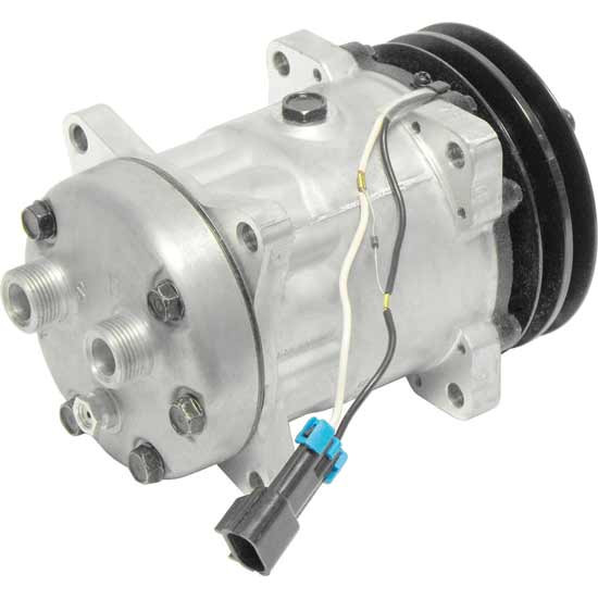 BESTfit AC Compressor 12 Volt Ear Mount With 2 Groove Clutch For Peterbilt & Freightliner