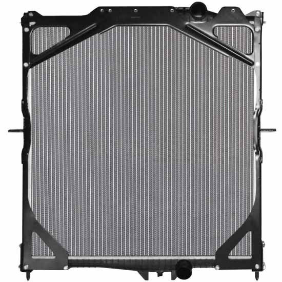 BESTfit Plastic Aluminum Radiator W/ Frame 35.4375 X 35 X 2 Inch 2 Row For Mack CX, CXN, Volvo VNL Gen I, VNL Gen II