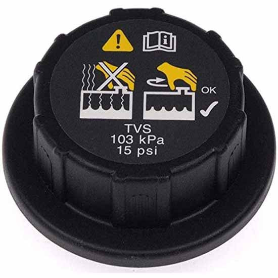 3 Inch Twist-On Vented Coolant Tank Cap W/ 15 PSI Rating