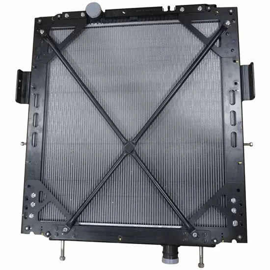 BESTfit Copper Brass Radiator W/ Frame 36 X 36.75 X 2.17 Inch 2 Row Replaces N4028004, F3160921101310 For Peterbilt 384, 386 & Kenworth W900L