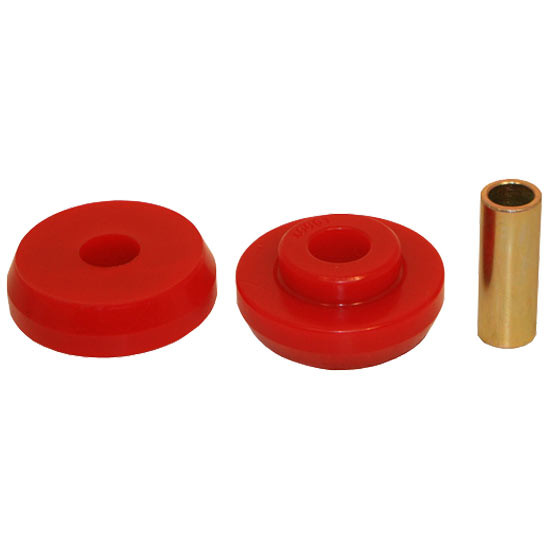 Red Poly Radiator Support Bushings W/ 2 Bushing Halves & 1 Sleeve For Peterbilt & Kenworth Replaces 07-03286