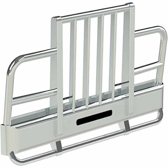 Herd Defender 2 Post Grille Bumper Guard W/ Slam Latch & Vertical Tubes For Peterbilt 367, 388 & 389