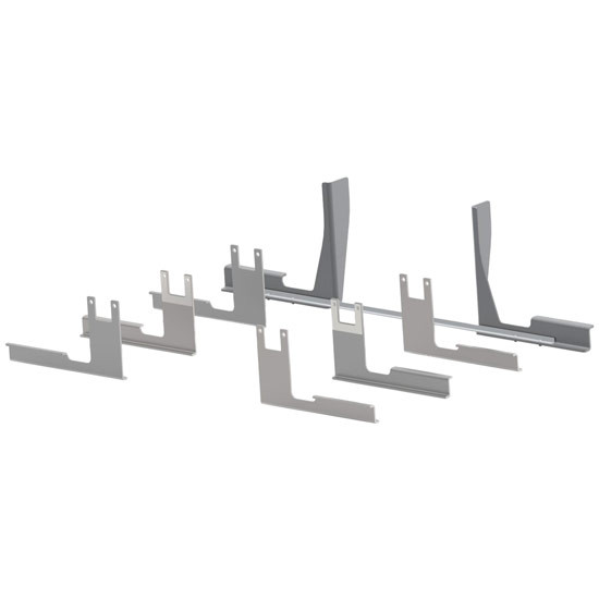 Single Radius Fiberglass Fender Bracket Kit For Peterbilt Low Airleaf & Kenworth Ag400L Suspension Systems