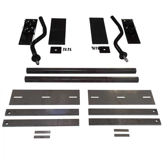 Peterbilt & Kenworth Half Fender Mounting Bracket Set, By CSM For Peterbilt New Style Lo Air Leaf & Kenworth AG400L Suspensions 2005 & Newer