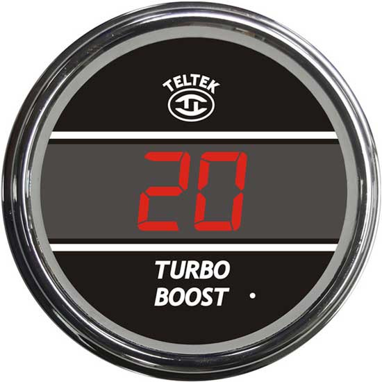 Red Digital Turbo Boost Gauge