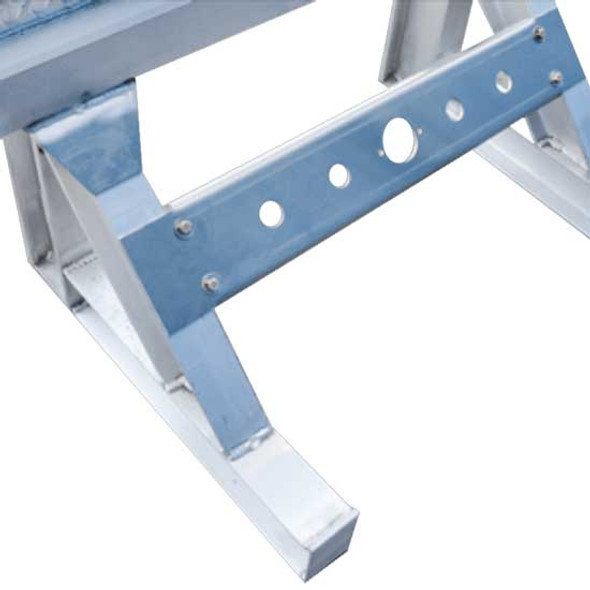 Merritt Between-The-Foot Bracket With Electric & Air Line Holes For Cab Racks Merritt Between-The-Foot Bracket With Electric & Air Line Holes For Cab Racks