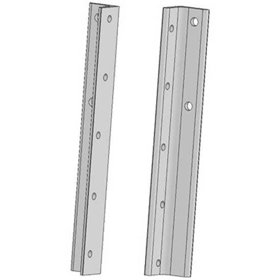 Merritt Frame Drilling Mounting Brackets For Side Mount Aluminum Battery Boxes