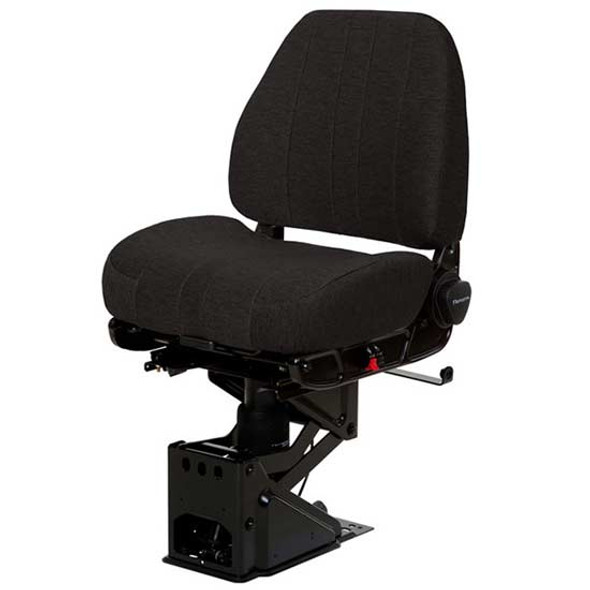 Black Mordura Cloth Captain Air Low Back Seat Standard Base W/ Standard Damper, Air Lumbar Support, Back Cycler & W/O Arm Rests & Back Cycler Black Mordura Cloth Captain Air Low Back Seat Standard Base W/ Standard Damper, Air Lumbar Support, Back Cycler & W/O Arm Rests & Back Cycler