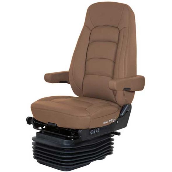 Bostrom Wide Ride +Serta LoPro Suspension Hi Back Seat W/ Heat & Armrests - Tan Ultra-Leather Bostrom Wide Ride +Serta LoPro Suspension Hi Back Seat W/ Heat & Armrests - Tan Ultra-Leather