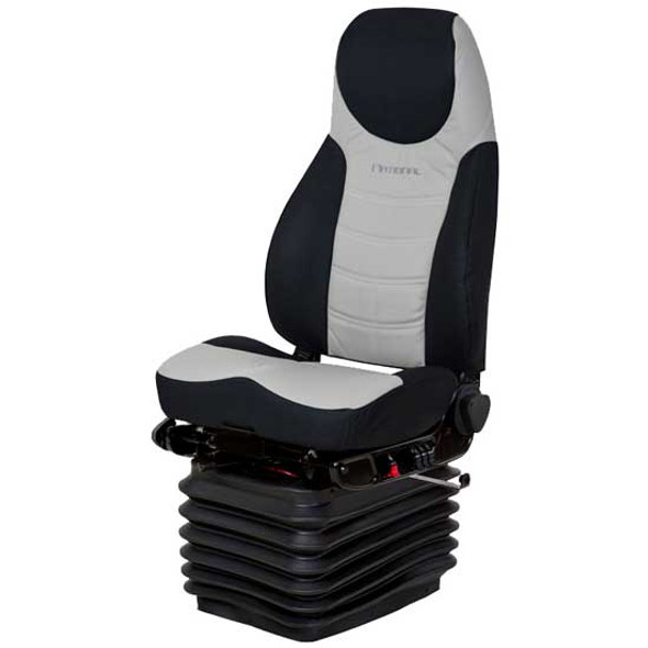 Raven Wing Black & Gray 2 Tone Ultraleather Corsair Air High Back Seat Standard Base W/ Air Lumbar Support, Bellows, Heat, & W/O Arm Rests & Back Cycler Raven Wing Black & Gray 2 Tone Ultraleather Corsair Air High Back Seat Standard Base W/ Air Lumbar Support, Bellows, Heat, & W/O Arm Rests & Back Cycler