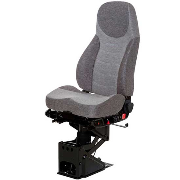 National Corsair Standard Base High Back Air Seat With No Armrests - Gray Ultra-Leather National Corsair Standard Base High Back Air Seat With No Armrests - Gray Ultra-Leather