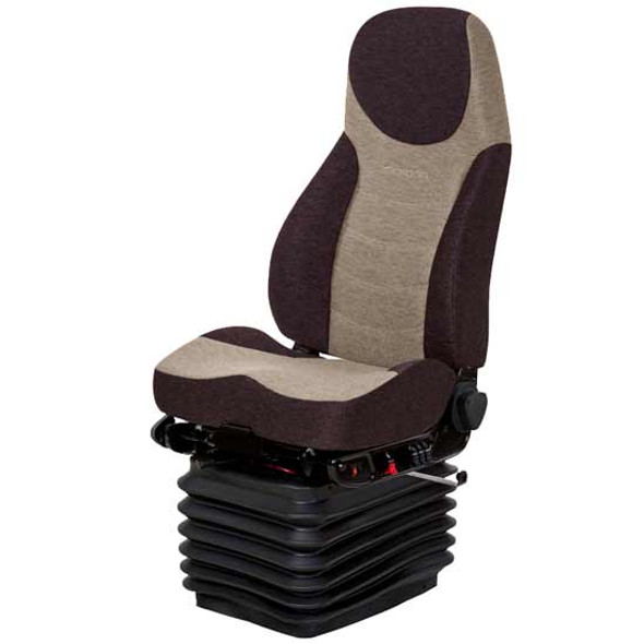 Chocolate Brown & Light Tan 2 Tone Mordura Cloth Corsair Air High Back Seat Standard Base W/ Standard Damper, Bellows, Heat, & W/O Armrests & Back Cycler Chocolate Brown & Light Tan 2 Tone Mordura Cloth Corsair Air High Back Seat Standard Base W/ Standard Damper, Bellows, Heat, & W/O Armrests & Back Cycler
