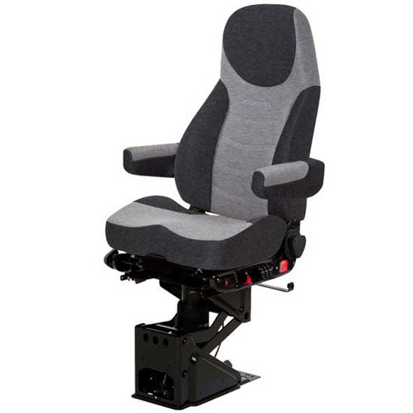 Black & Charcoal Gray 2 Tone Mordura Cloth Corsair Air High Back Seat Standard Base W/ Backcycler, Arm Rests, Heat, Air Lumbar Support Black & Charcoal Gray 2 Tone Mordura Cloth Corsair Air High Back Seat Standard Base W/ Backcycler, Arm Rests, Heat, Air Lumbar Support