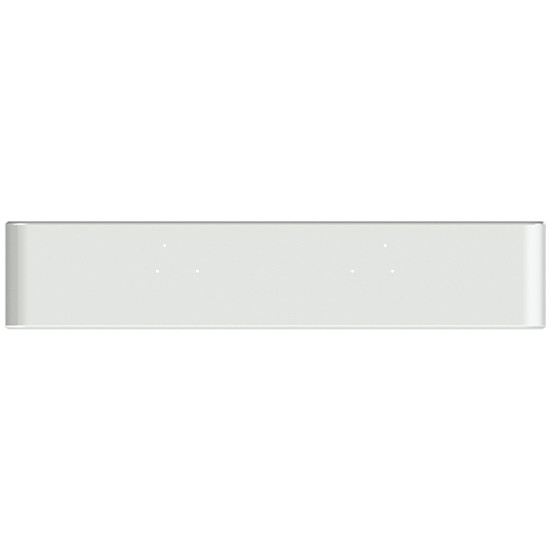 20 Inch Chrome Texas Rolled End Bumper, 10 Gauge For Ford L Series