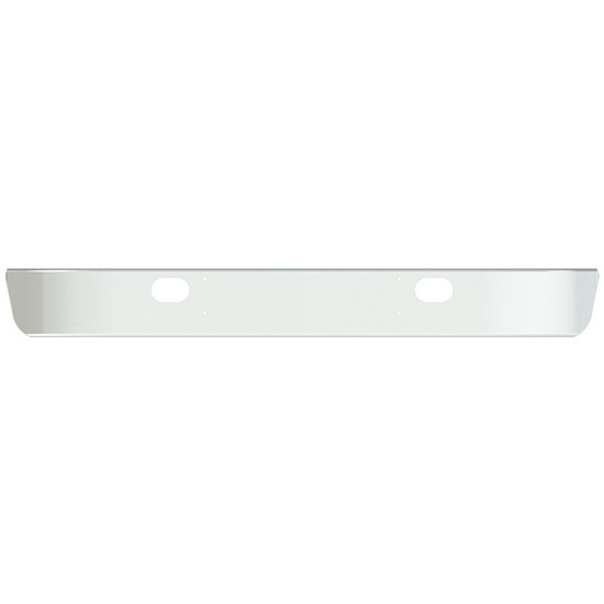 10 Inch Chrome Wrap Around Bumper, Factory Style W/ Mounting & Tow/Hitch Holes For International S1700, S1800, S1900