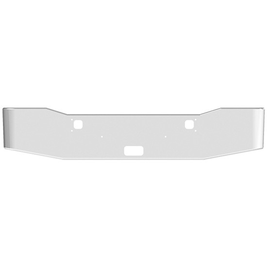 16 Inch Gullwing End Bumper W/ Mounting, Center Tow Top, & Tow/Hitch Holes For Kenworth W900L 1982-2010