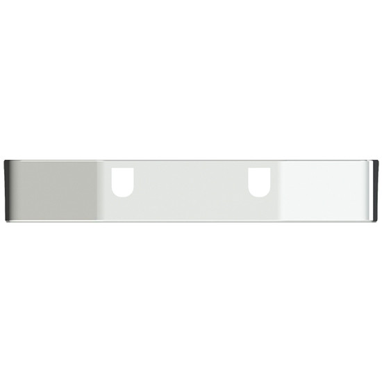 14 Inch Chrome Wrap Around Bumper, 10 Gauge W/ Tow Holes For Mack CH SBA 1988-1993