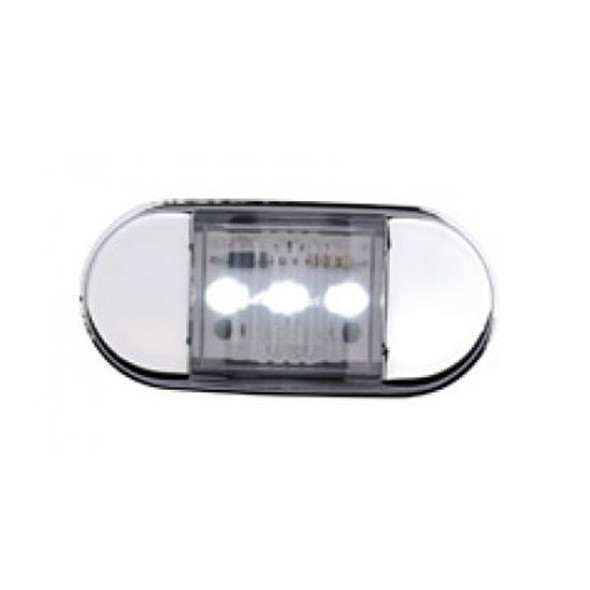 Maxxima 3 Red Diode Courtesy LED Light W/ Snap On SS Bezel Maxxima 3 Red Diode Courtesy LED Light W/ Snap On SS Bezel