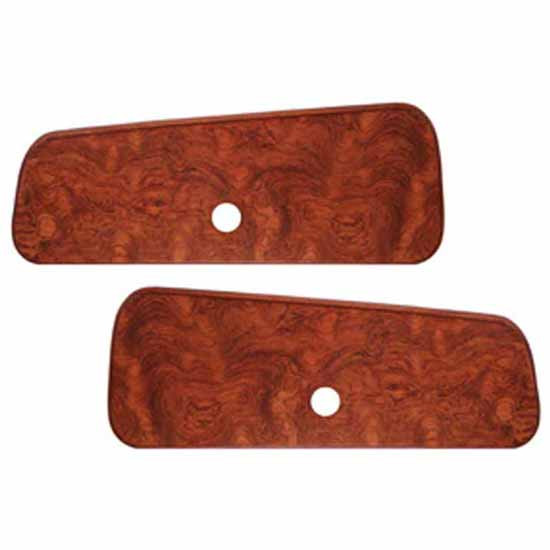 African Rosewood Dashboard Console Doors For Peterbilt 365, 367, 379, 384, 386, 388, 389