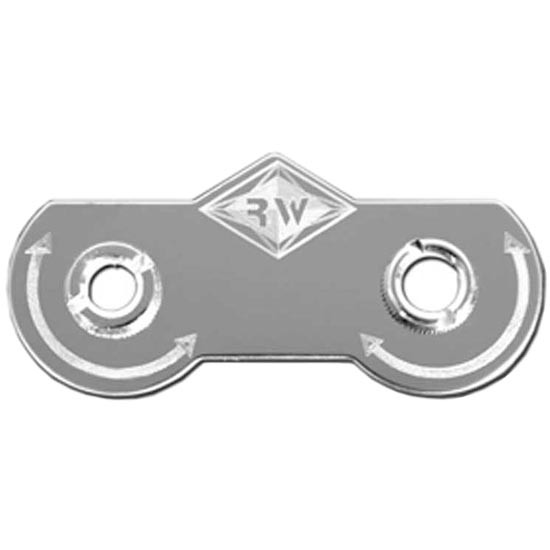 Stainless Steel Dimmer & Wiper Switch ID Plate For Peterbilt 378, 379