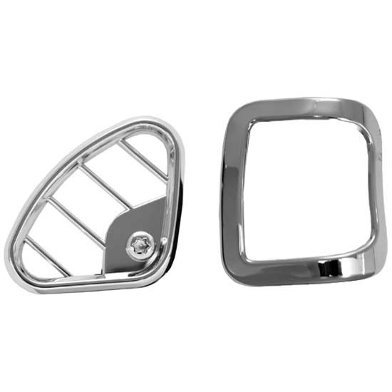 Chrome Side Window Defrost Bezels With Screws For Peterbilt