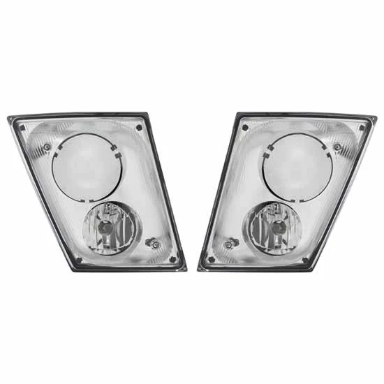 Chrome Fog Light Assembly For Volvo VNL Gen II
