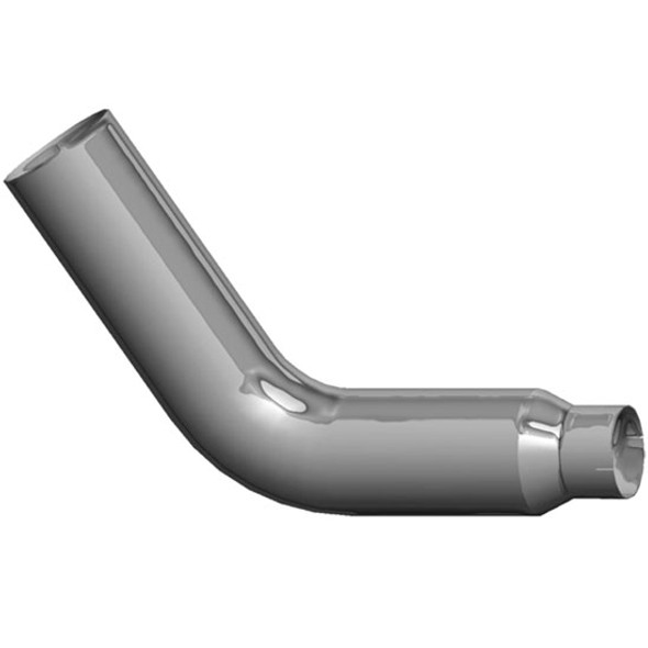 Lincoln Chrome Exhaust Elbow 60 Degree For Peterbilt 378, 379 & 389 Glider