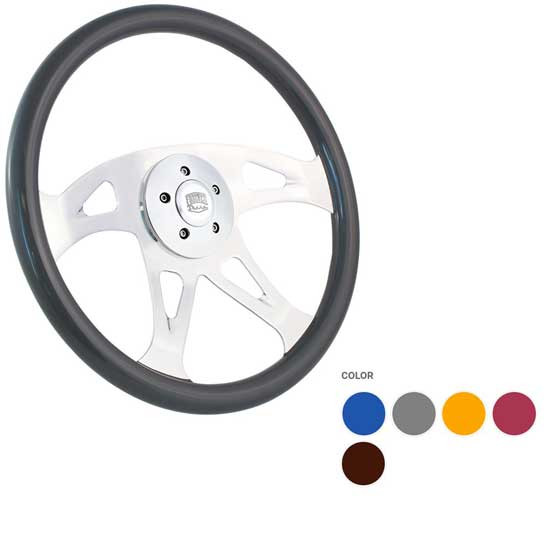 18 Inch Chrome 3 Talon Spoke Steering Wheel Kit