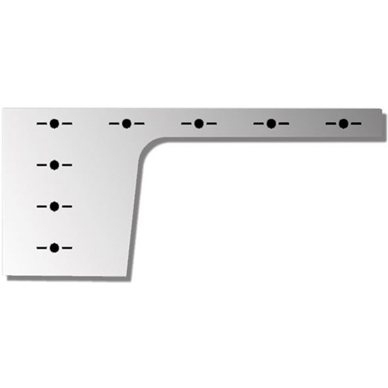 VC 4 Inch Wrap Around Cab & Cowl Panels W/ Light Cutout Options For Peterbilt 379