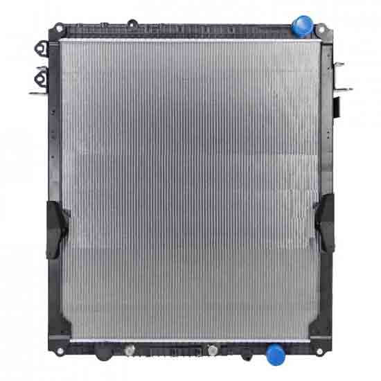 BESTfit PTR 2 Row Radiator W/ Oil Cooler, Frame & Passenger Side Outlet For Freightliner Coronado