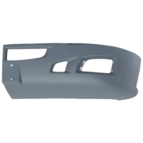 BESTfit Paintable Bumper Ends With Tow, Vent And Fog Light Holes For Kenworth T660