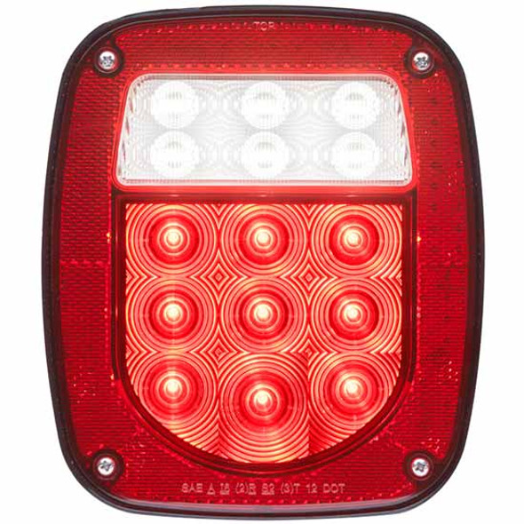 Red LED Combination Stop, Turn, Tail & Back-Up Light Driver Or Passenger Side Red LED Combination Stop, Turn, Tail & Back-Up Light Driver Or Passenger Side