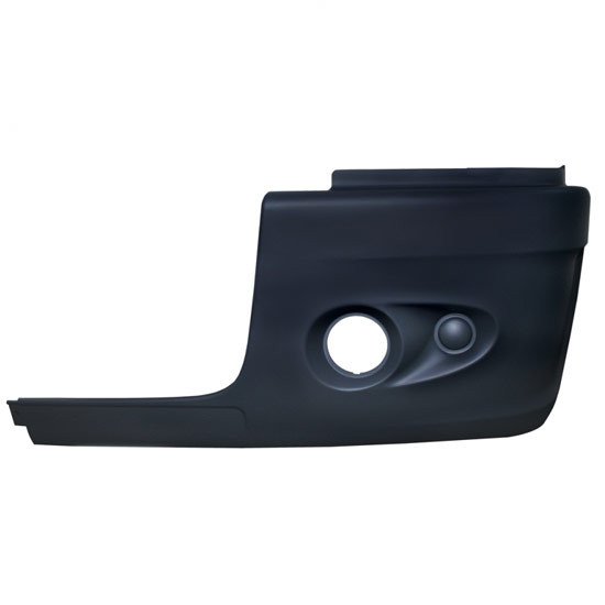 Black Plastic Bumper End With 1 Light Cutout For Freightliner Century 120