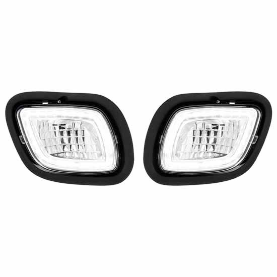 LED Fog/Driving Light With Halo Position Light For Freightliner Cascadia 113/125