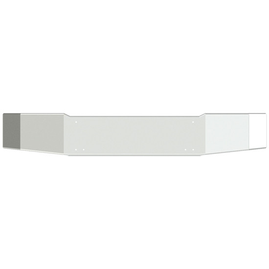 Valley Chrome 15 Inch Chrome Wrap Around Gullwing Bumper For Kenworth T440 2011-Newer