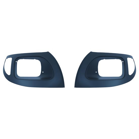 BESTfit Square Headlight Black Bezel For International WorkStar 7300, 7400 & 7500