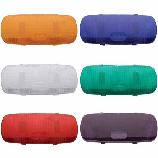 Rectangular Upper Center Dome Light Lens For Peterbilt 378, 379, 386, 388, 389