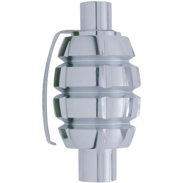 Chrome Grenade Air Valve Tractor Or Trailer Knob Chrome Grenade Air Valve Tractor Or Trailer Knob